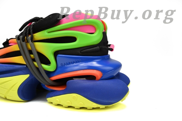 Top Version BALMAIN Multikolor Buty sportowe Colorful YM1VJ309 - Image 5