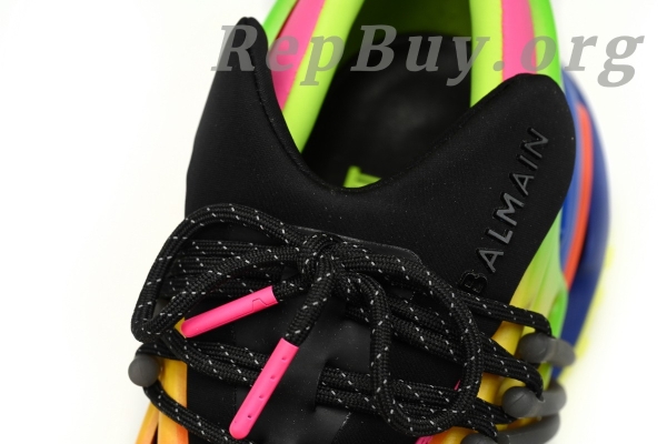 Top Version BALMAIN Multikolor Buty sportowe Colorful YM1VJ309 - Image 7