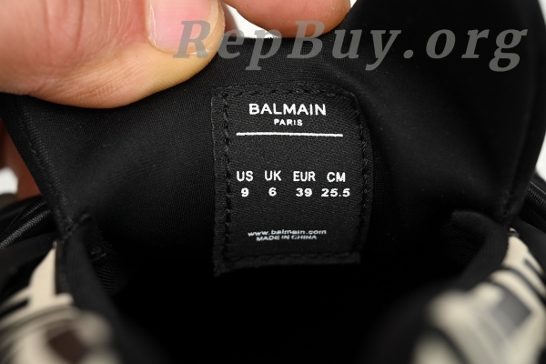 Top Version BALMAIN Multikolor Buty sportowe Lattice YM1VJ309 - 图片 8