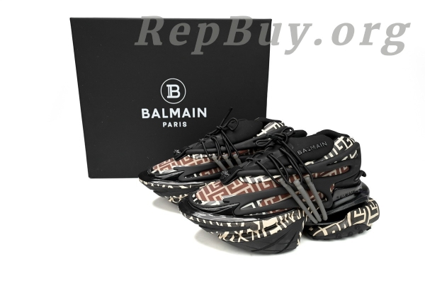 Top Version BALMAIN Multikolor Buty sportowe Lattice YM1VJ309 - 图片 13