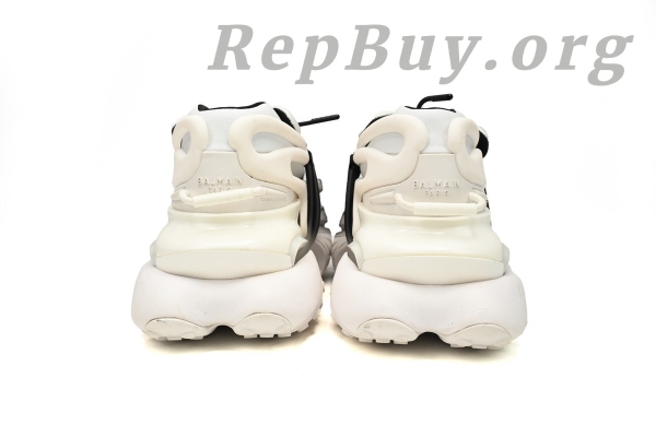 Top Version BALMAIN Multikolor Buty sportowe White and Black YM1VJ309 - Image 3