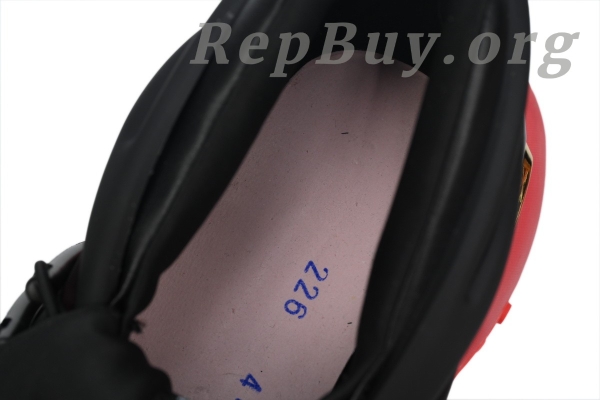 Top Version Balmain Unicorn Low-Top Black Red YM1VJ309 - Image 9