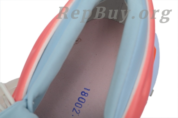 Top Version Balmain Unicorn Low-Top Grey Blue Red YM1VJ309 - Image 8