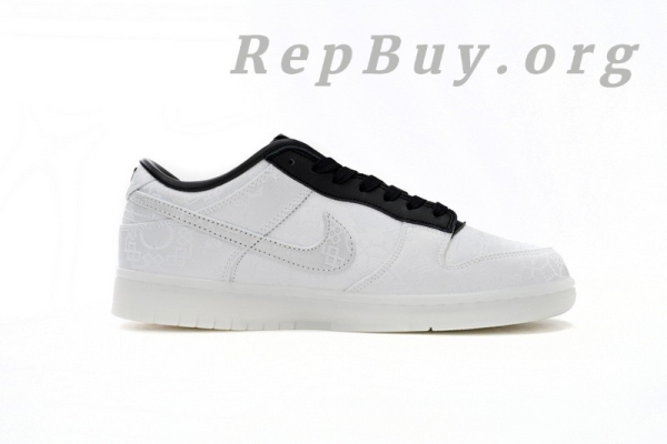Top Version CLOT x fragment x Nike Dunk Low Joint Names of Three FN0315-110 - Image 3