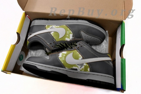 Top Version HUF x Nike Dunk Low SB Friends and Family FD8775-002 - Image 19