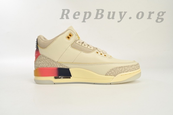 Top Version Air Jordan 3 x  J Balvin Medellín Sunset FN0344-901 - Image 3