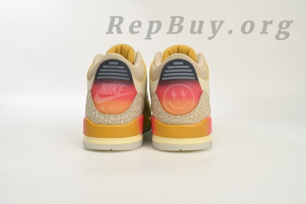 Top Version Air Jordan 3 x  J Balvin Medellín Sunset FN0344-901 - Image 4