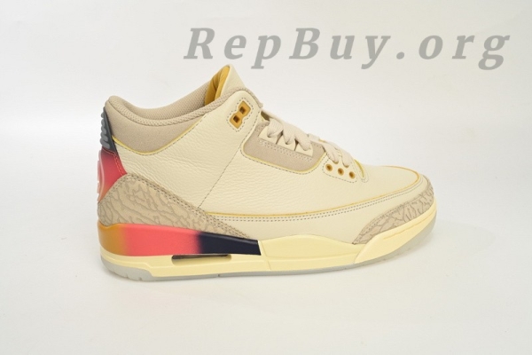 Top Version Air Jordan 3 x  J Balvin Medellín Sunset FN0344-901 - Image 9