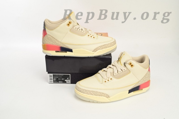 Top Version Air Jordan 3 x  J Balvin Medellín Sunset FN0344-901 - Image 14