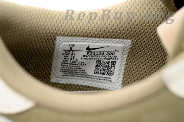 Top Version Air Jordan 1 Retro Low Golf Travis Scott Neutral Olive FZ3124-200 - Image 10