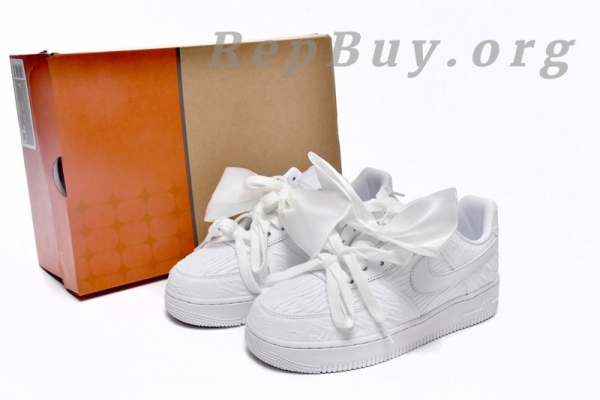 Top Version Nike Air Force 1 Low Bow All White DV4244-111 - Image 16