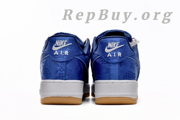 Top Version Nike Air Force 1 Low CLOT Blue Silk CJ5290-400 - Image 4