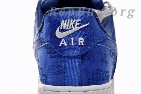 Top Version Nike Air Force 1 Low CLOT Blue Silk CJ5290-400 - Image 8