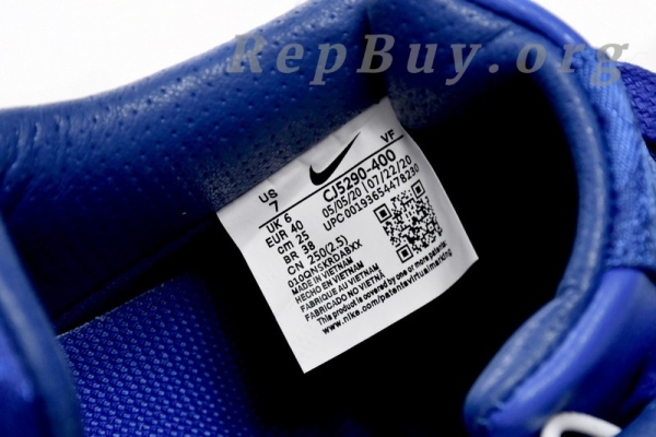 Top Version Nike Air Force 1 Low CLOT Blue Silk CJ5290-400 - Image 10