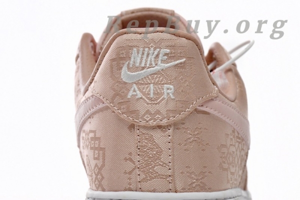 Top Version Nike Air Force 1 Low CLOT Rose Gold Silk (Regular Box) CJ5290-600 - Image 11