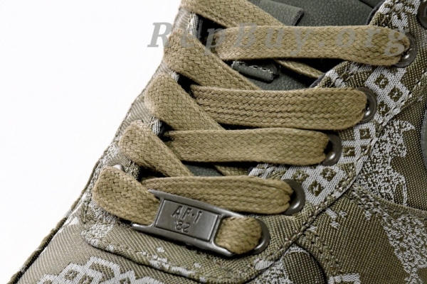 Top Version Nike Air Force 1 Low Premium Green Silk CZ3986-008 - Image 7