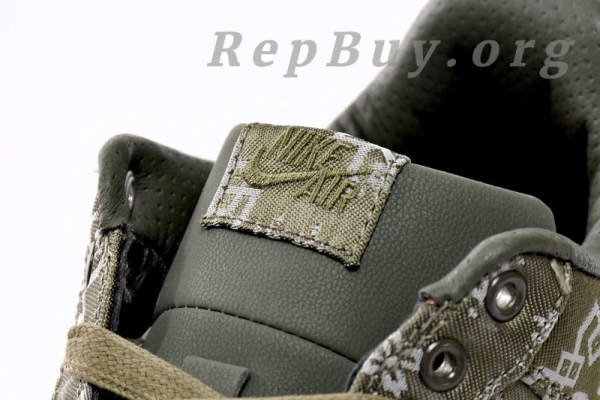 Top Version Nike Air Force 1 Low Premium Green Silk CZ3986-008 - Image 8