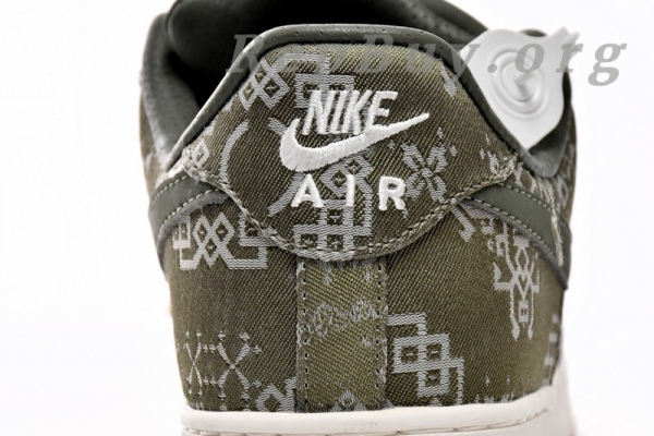 Top Version Nike Air Force 1 Low Premium Green Silk CZ3986-008 - Image 10