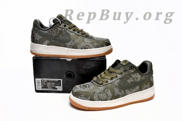 Top Version Nike Air Force 1 Low Premium Green Silk CZ3986-008 - Image 15