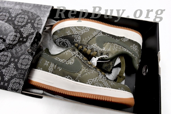 Top Version Nike Air Force 1 Low Premium Green Silk CZ3986-008 - Image 17