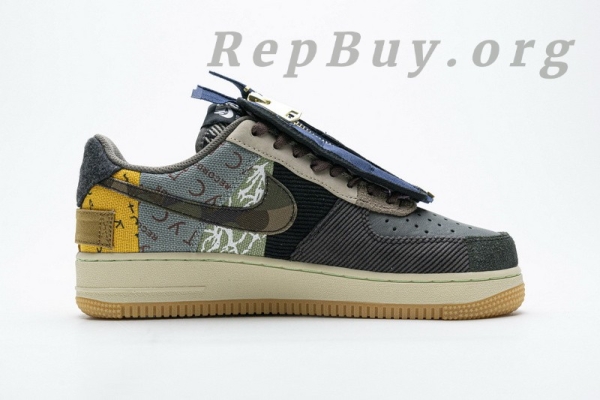 Top Version Nike Air Force 1 Low Travis Scott Cactus Jack CN2405-900, best replica Nike Air Force 1, high quality Travis Scott shoes, perfect copy AF1, 1:1 replica sneakers, premium quality replica shoes, exact copy Nike Travis Scott, top tier replica sneakers, flawless duplicate Nike shoes, best imitation Travis Scott AF1