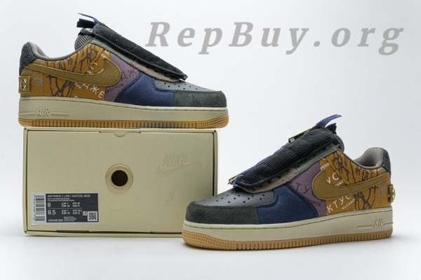 Top Version Nike Air Force 1 Low Travis Scott Cactus Jack CN2405-900, best replica Nike Air Force 1, high quality Travis Scott shoes, perfect copy AF1, 1:1 replica sneakers, premium quality replica shoes, exact copy Nike Travis Scott, top tier replica sneakers, flawless duplicate Nike shoes, best imitation Travis Scott AF1