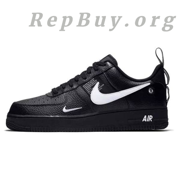 Top Version Nike Air Force 1 Low Utility Black White AJ7747-001 - Image 2