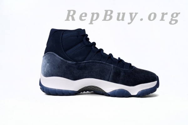 Top Version Nike Air Jordan 11 Retro Midnight Blue 378037-441 - Image 3