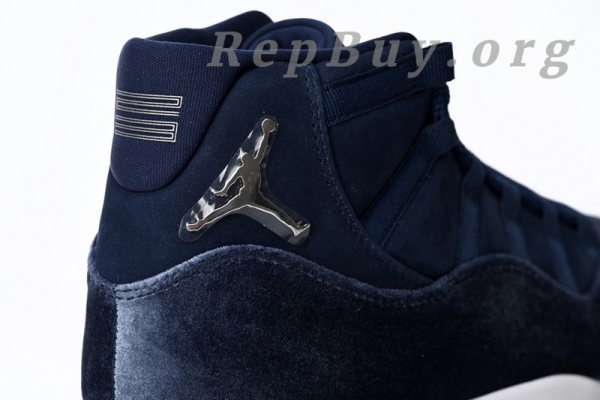 Top Version Nike Air Jordan 11 Retro Midnight Blue 378037-441 - Image 9