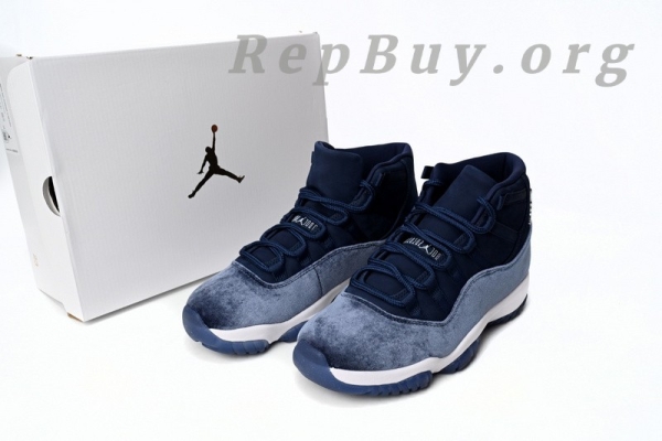 Top Version Nike Air Jordan 11 Retro Midnight Blue 378037-441 - Image 15