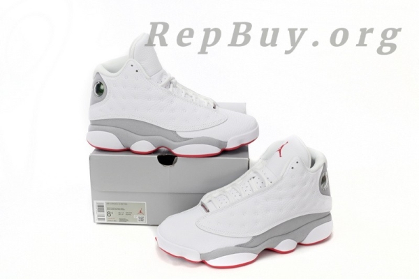 Top Version Nike Air Jordan 13 “Wolf Grey” 414571-160 - Image 14