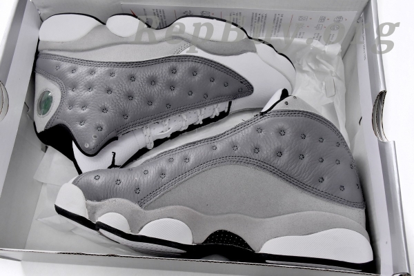 Top Version Nike Air Jordan 13 Retro Atmosphere Grey 414571-016 - Image 17
