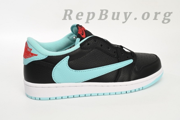 Top Version Nike Air Jordan 1 Low Bang Black Blue x Travis Scott DM7866-400 - Image 9
