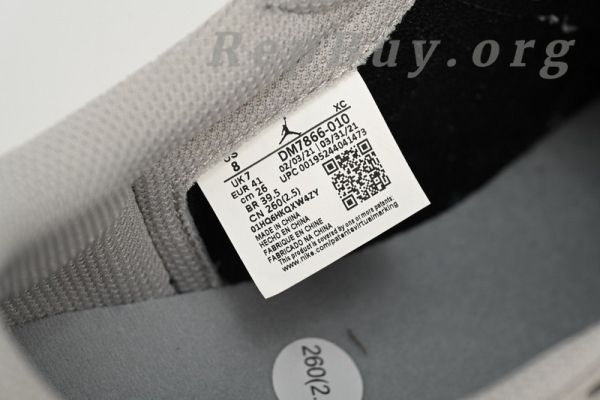 Top Version Nike Air Jordan 1 Low White Grey Low Gang x Travis Scott DM7866-010 - Image 10