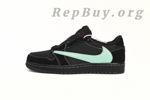 Top Version Nike Air Jordan 1 Verde acqua Low x Travis Scott DM7866-401 - Image 2