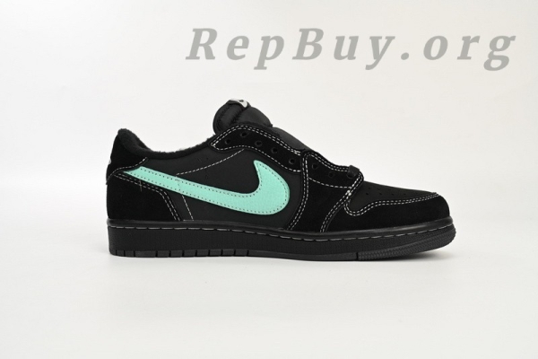 Top Version Nike Air Jordan 1 Verde acqua Low x Travis Scott DM7866-401 - Image 3