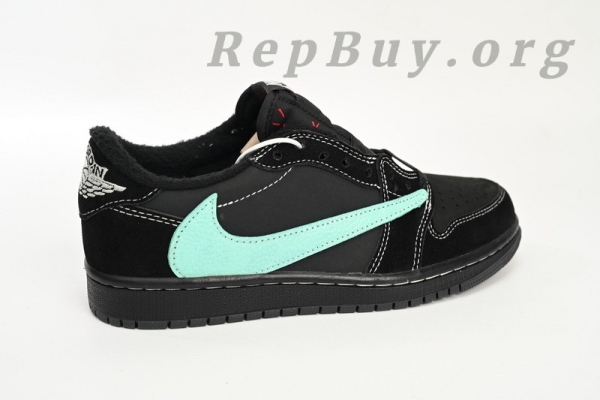 Top Version Nike Air Jordan 1 Verde acqua Low x Travis Scott DM7866-401 - Image 9