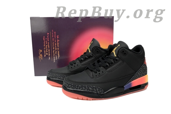 Top Version Nike Air Jordan 3 Retro SP Rio FN0344-001 - Image 9