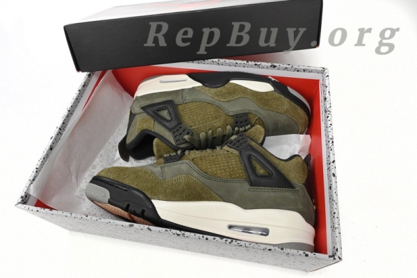 Top Version Nike Air Jordan 4 Craft “Olive” FB9927-200 - Image 13