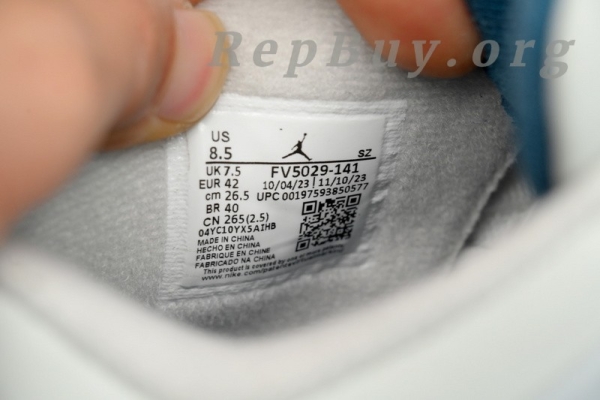 Top Version Nike Air Jordan 4 OG “Military Blue” 4369(2024) - Image 8