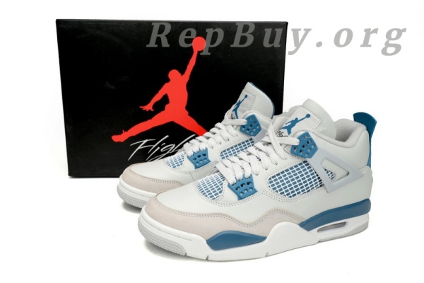 Top Version Nike Air Jordan 4 OG “Military Blue” 4369(2024) - Image 13