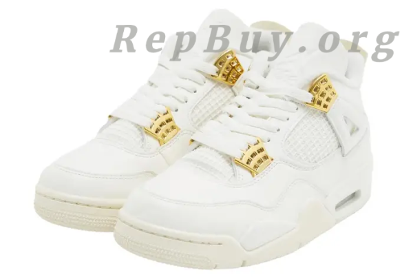 Top Version Air Jordan 4 Retro NEW Sail AQ9129-170 - Image 3
