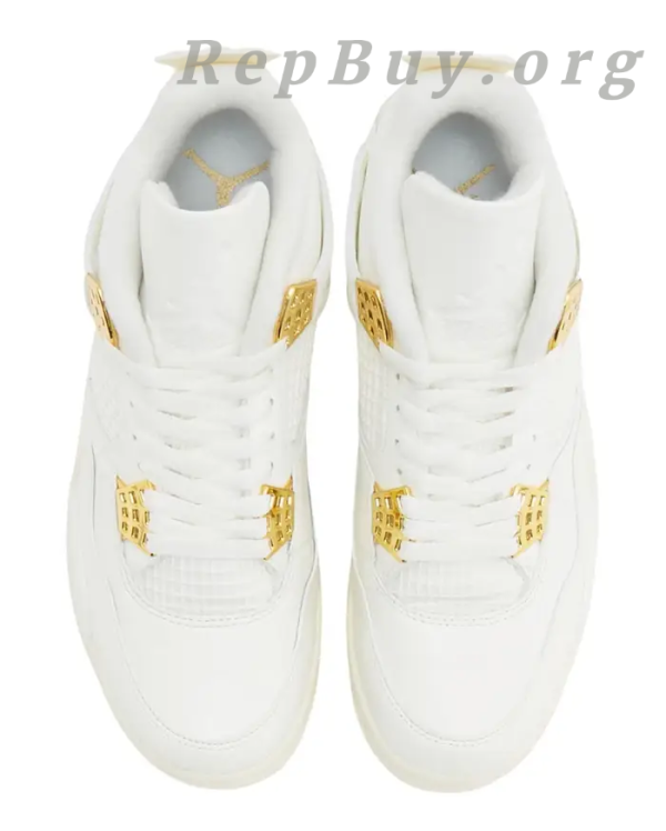 Top Version Air Jordan 4 Retro NEW Sail AQ9129-170 - Image 4