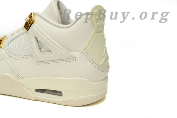 Top Version Nike Air Jordan 4 Retro Sail AQ9129-170 - Image 6