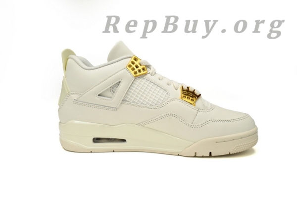 Top Version Nike Air Jordan 4 Retro Sail AQ9129-170 - Image 3