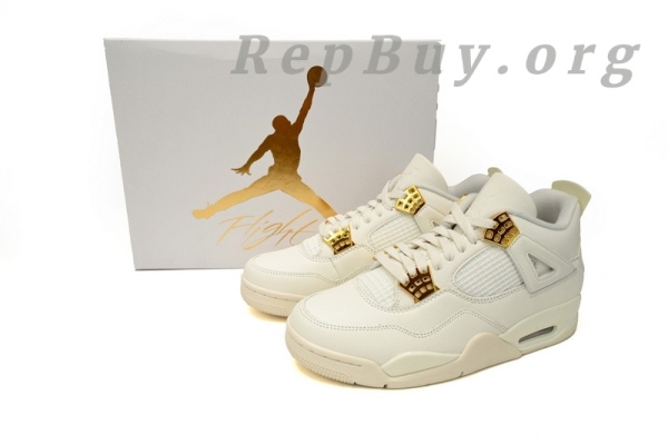 Top Version Nike Air Jordan 4 Retro Sail AQ9129-170 - Image 15
