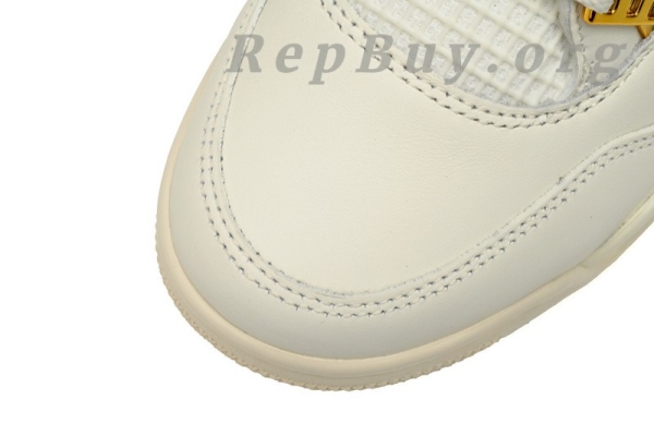 Top Version Nike Air Jordan 4 Retro Sail AQ9129-170 - Image 7