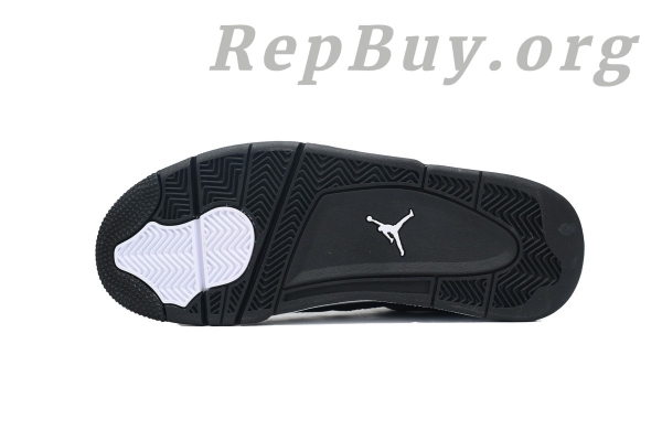 Top Version Nike Air Jordan 4 Retro White Thunder FQ8138-001 - Image 4