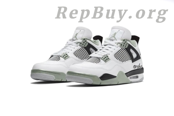 Top Version Nike Air Jordan 4 Retro Seafoam AQ9129-103 - 图片 4