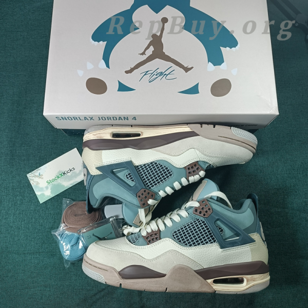 Top Version Nike Air Jordan 4 Snorlax Concept - 图片 2